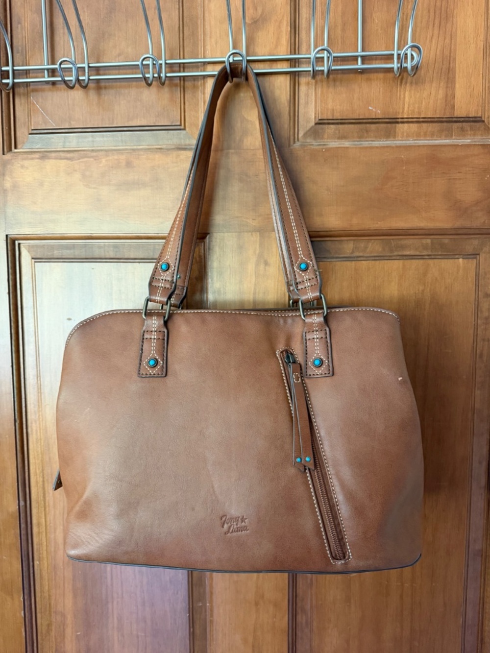 Tony Lama Leather Purse - Picture 2 of 6